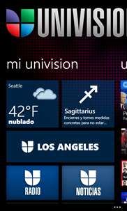 Univision screenshot 1
