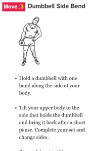 Dumbbell Abdominals Workouts screenshot 5