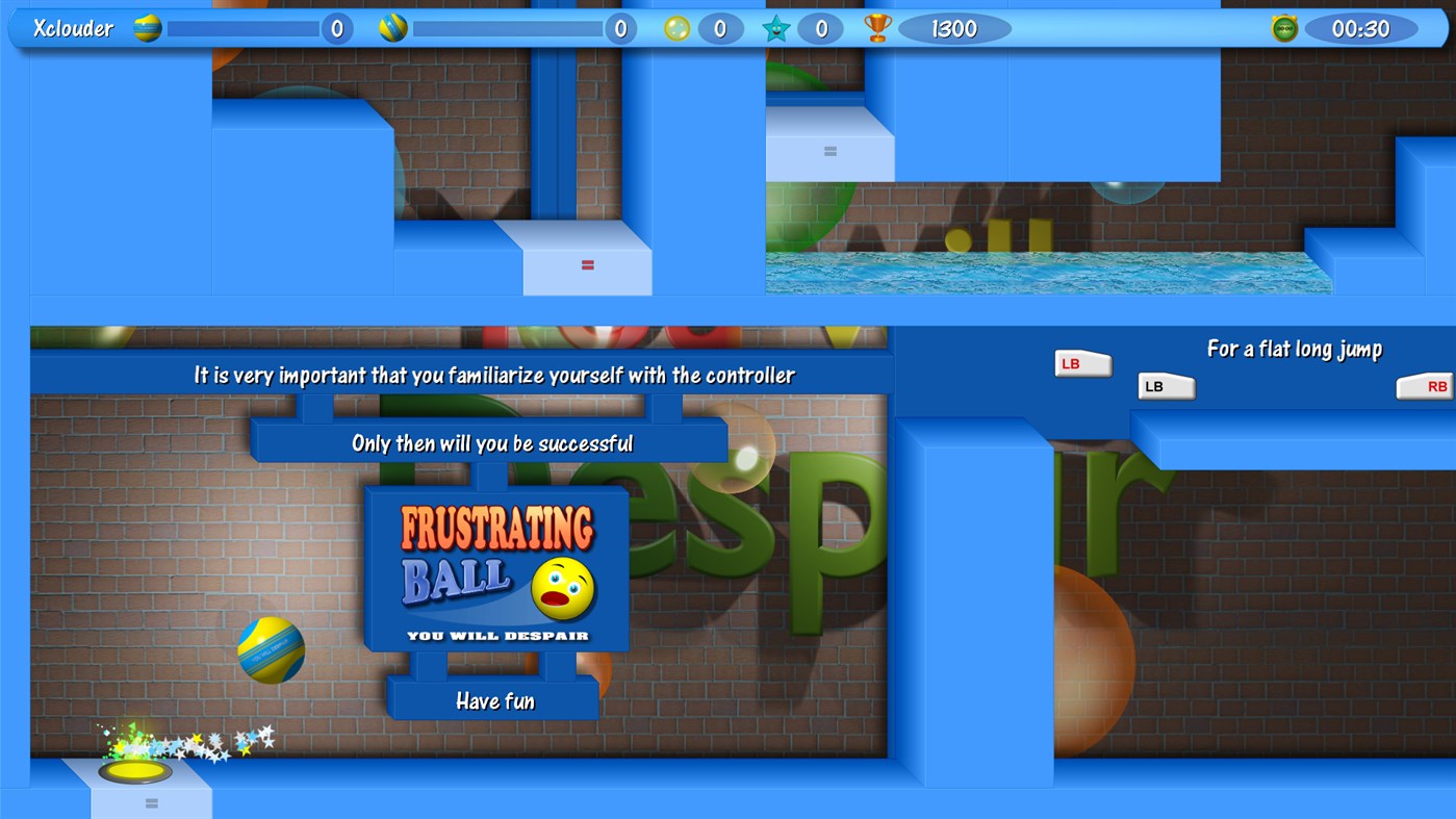 #5. Frustrating Ball (Windows) بواسطة: Xclouder