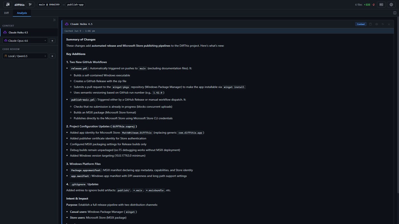 #3. DiffThis (Windows) От: Matt Whitwam