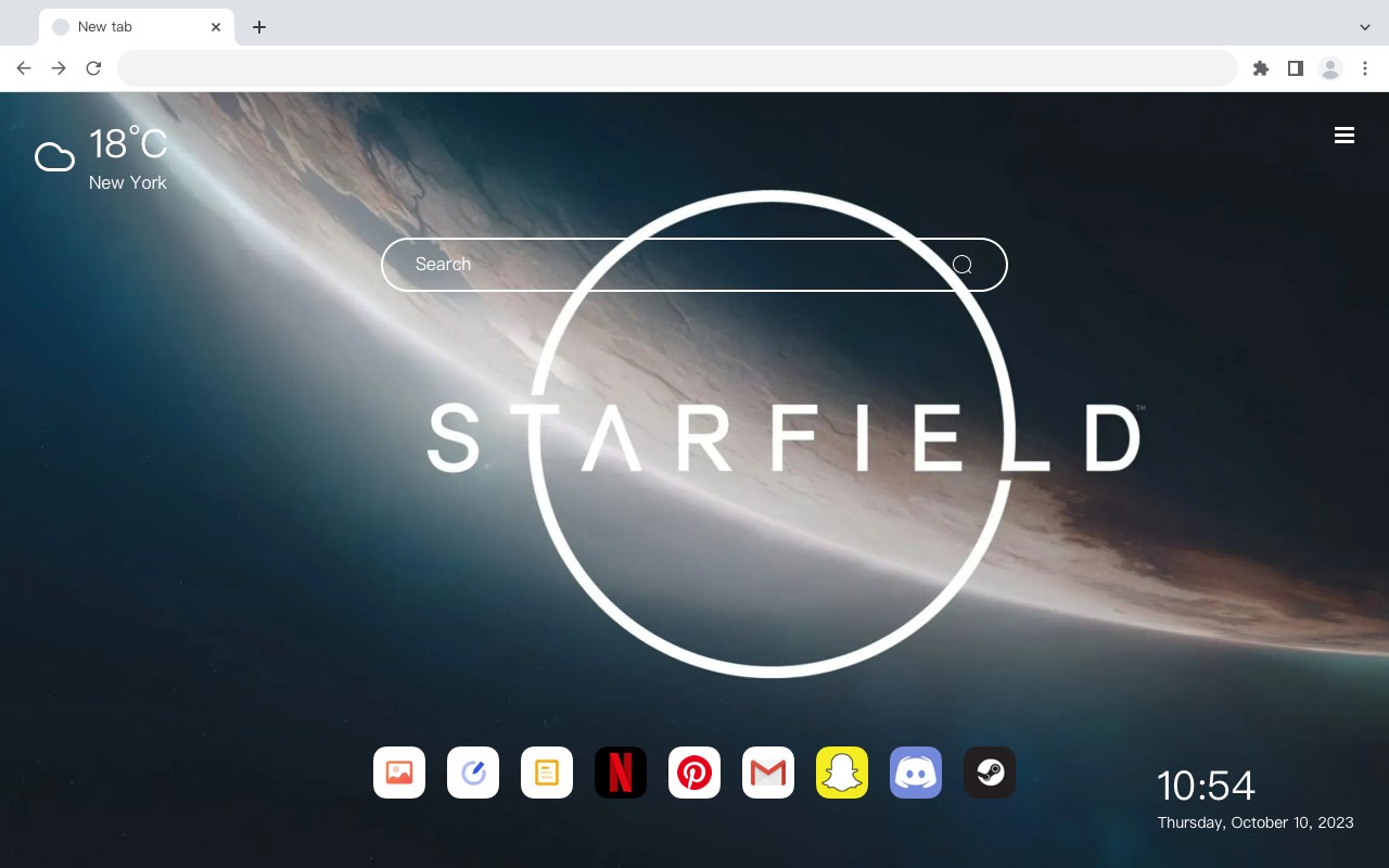 Starfield Wallpaper HD HomePage