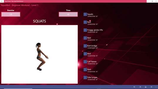 Butt Workout - Hips, Legs & Buttocks screenshot 1