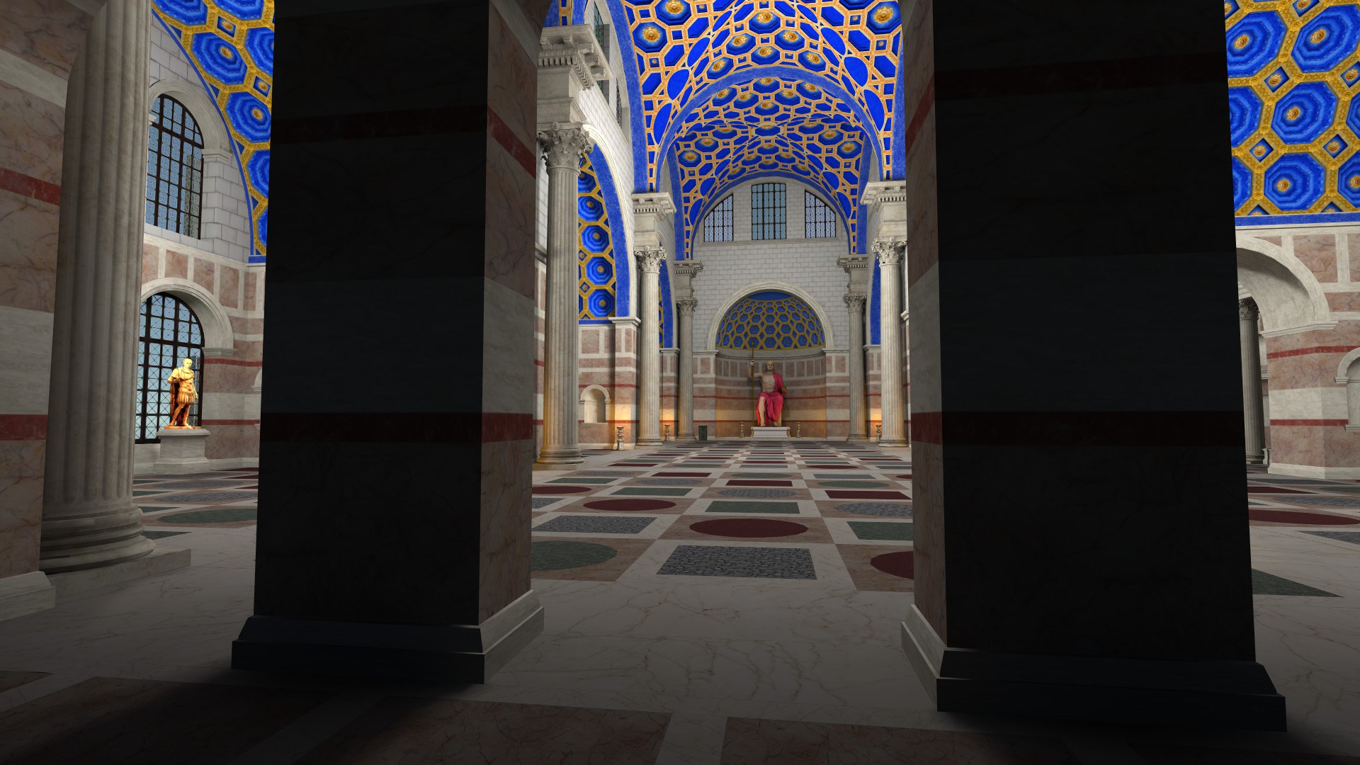 Rome Reborn: The Basilica of Maxentius Screen Captures 1