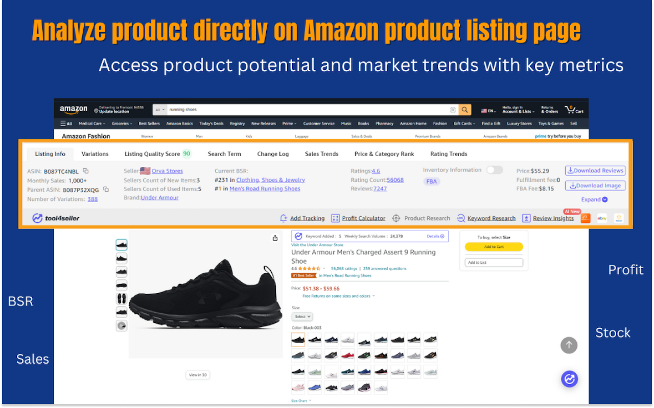 tool4seller - Amazon Product Research