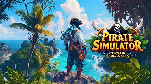 Pirate Simulator - Corsair Skull & Sails