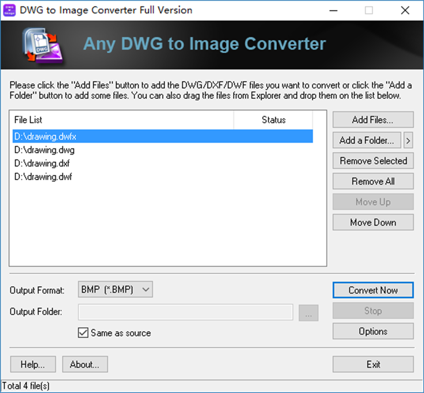 #1. DWG to Image Converter Full Version (Windows) 由: AnyDWG Software
