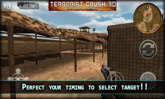 Terrorist Crush 3D Sniper Spy screenshot 4
