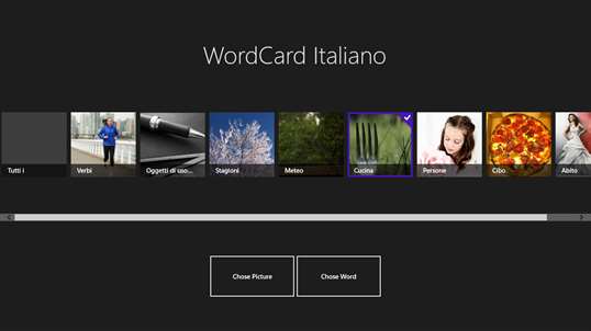 WordCard Italiano screenshot 1