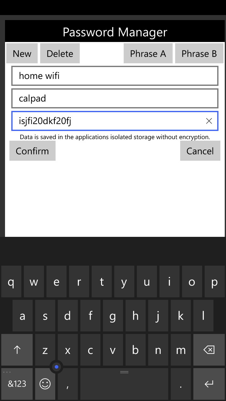 Passwords List for Windows 10