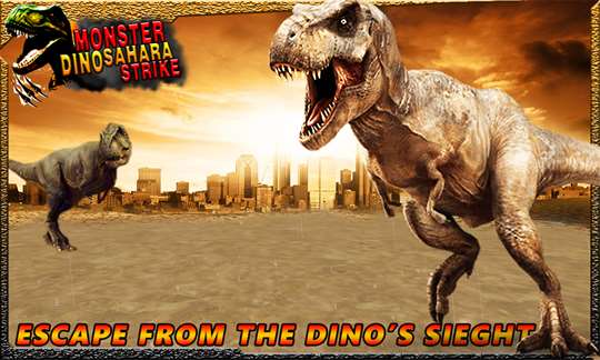 Dino Monster Sahara Strike screenshot 4