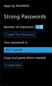 Strong Passwords screenshot 2