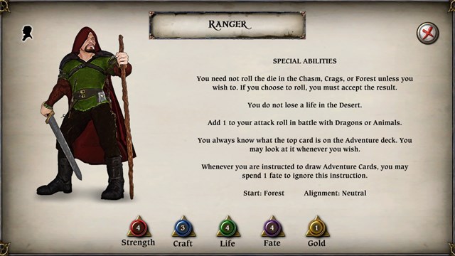 Talisman: Digital Edition - The Ranger Character Pack screenshot 1