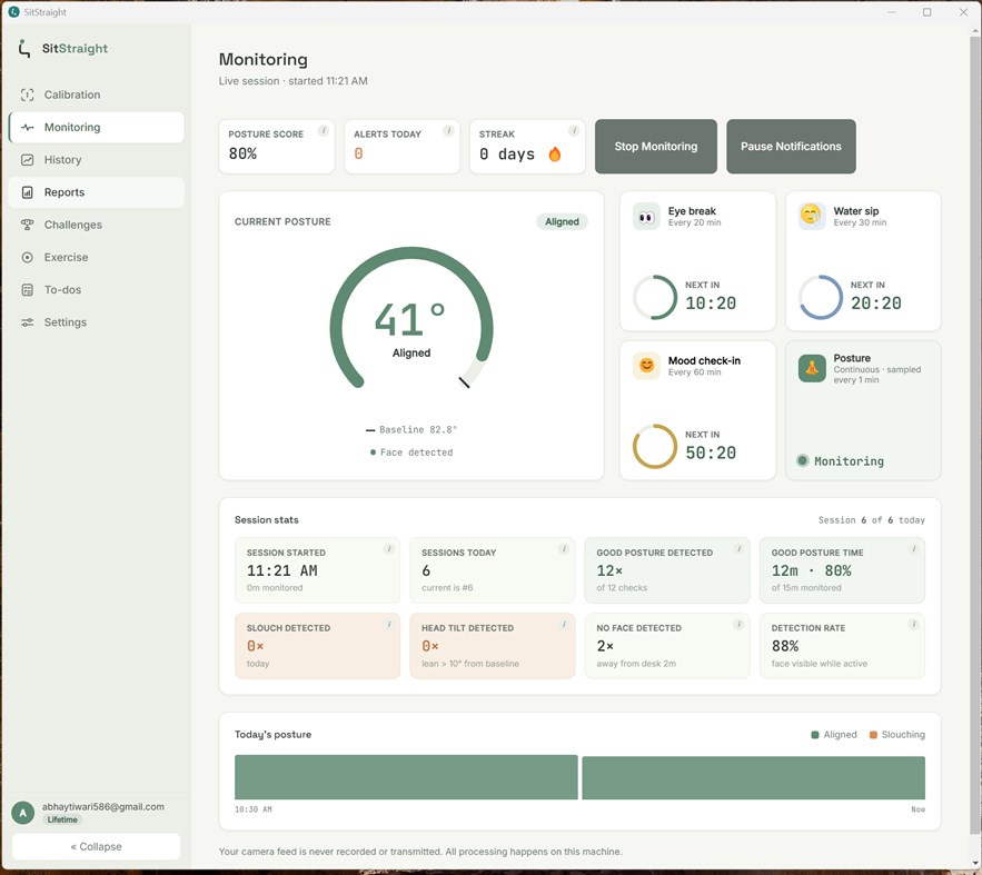 #1. SitStraight (Windows) By: SitStraight Software