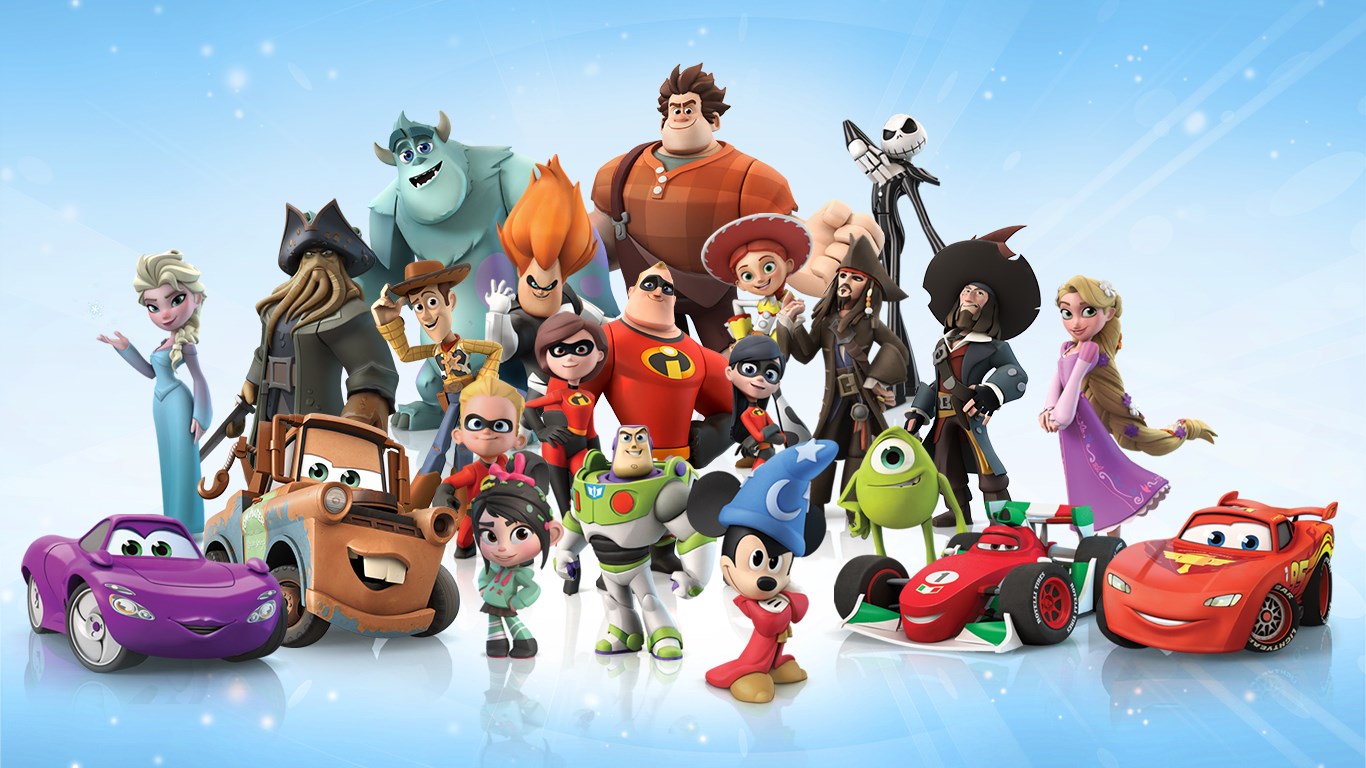 Screenshot: Play with DISNEY and DISNEY/PIXAR characters!