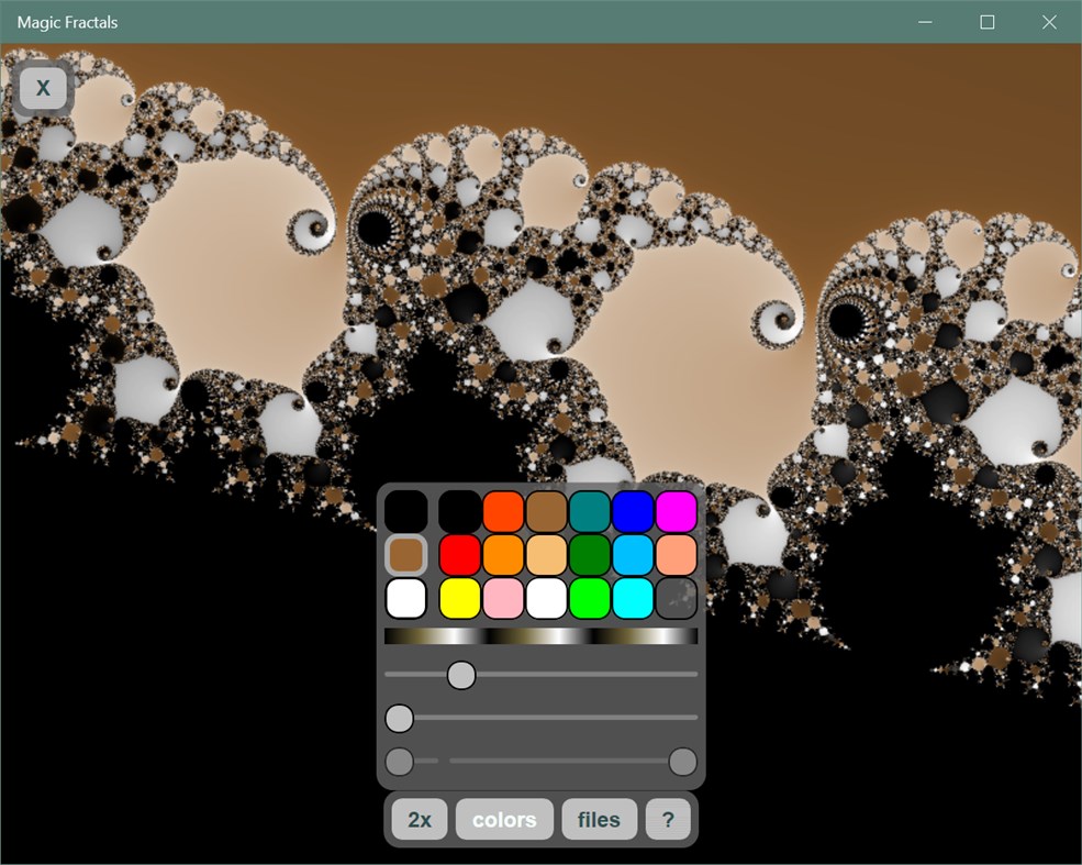 #3. Magic Fractals (Windows) 由: Мистер Кибернетик