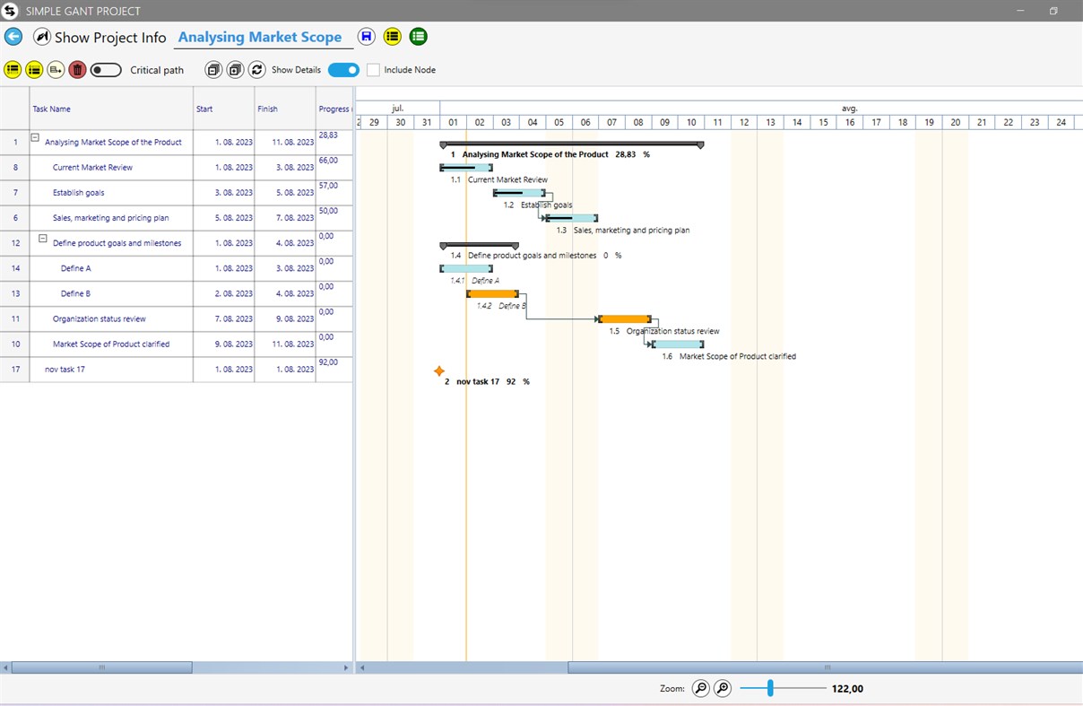 #2. Simple Gantt Project (Windows) 由: FiLiT Platform