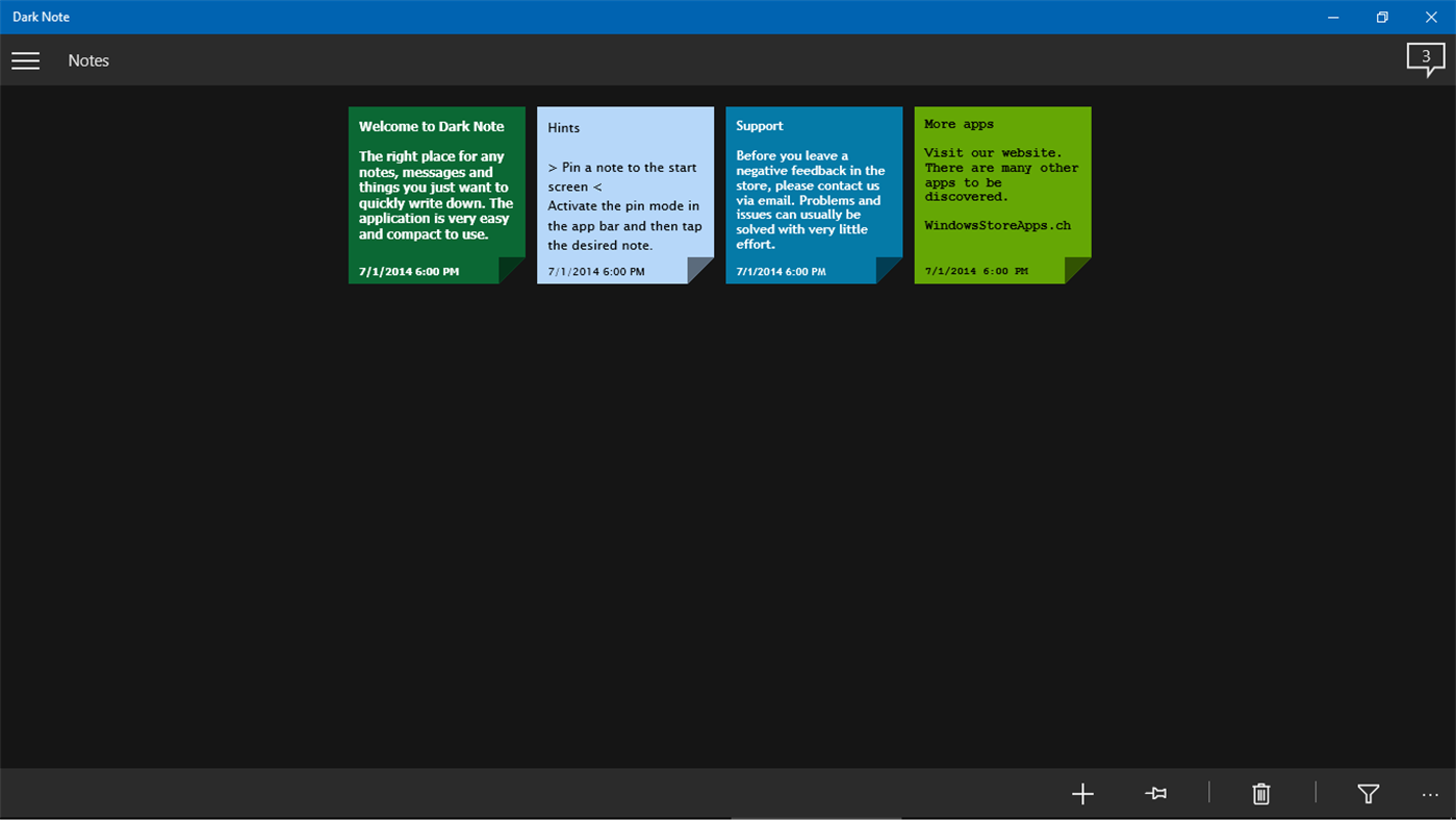 #1. Dark Note (Windows) By: DarkProjekt