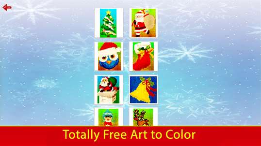 Christmas Glitter Color by Number - Pixel Art screenshot 5