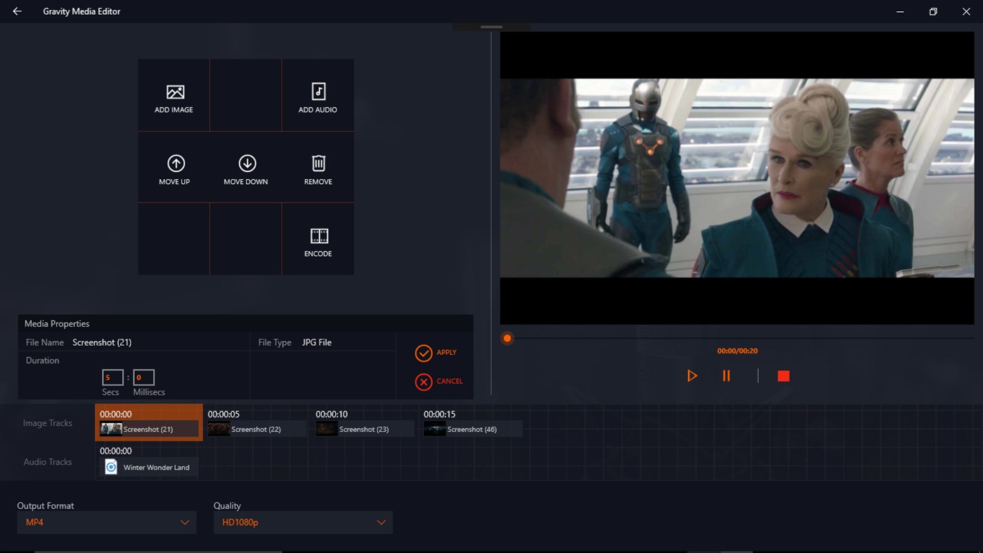 #2. Gravity Media Editor (Windows) โดย: DevCrux Solutions