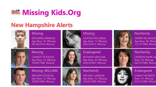 Missing Kids.org screenshot 4