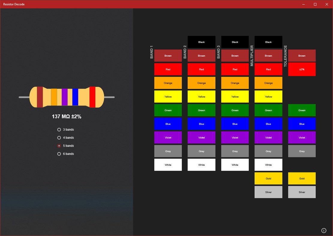 #2. Resistor Decode (Windows) โดย: Red David