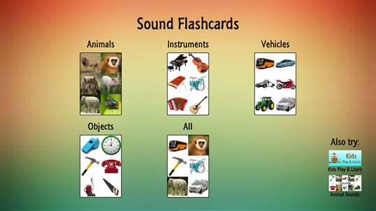 Sound Flashcards screenshot 1