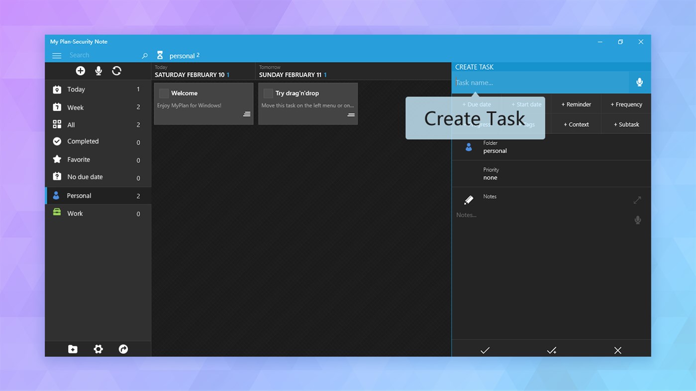 #5. 2DO - Tasks, Reminders & To-Do Lists (Windows) Göre: SecurityDevelopment