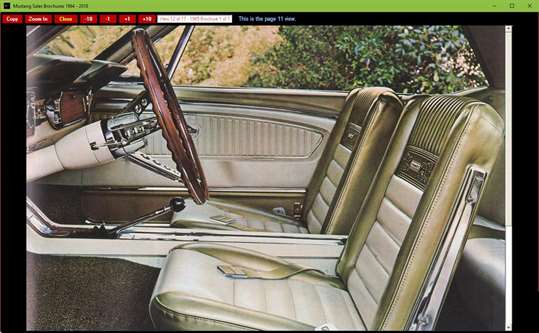 Mustang Sales Brochures 1964-2018 screenshot 2