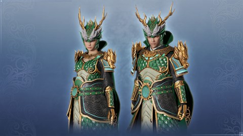 Unisex Custom Azure Dragon Armor Set