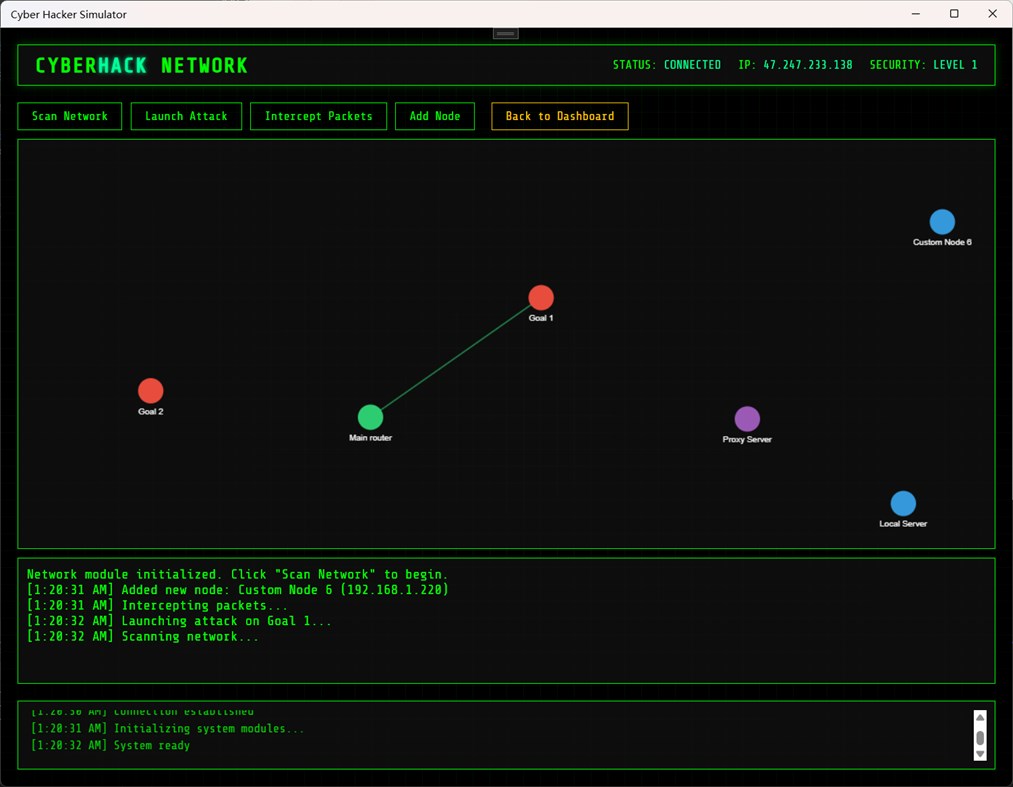 #4. Cyber Hacker Simulator (Windows) بواسطة: RollerNiGi