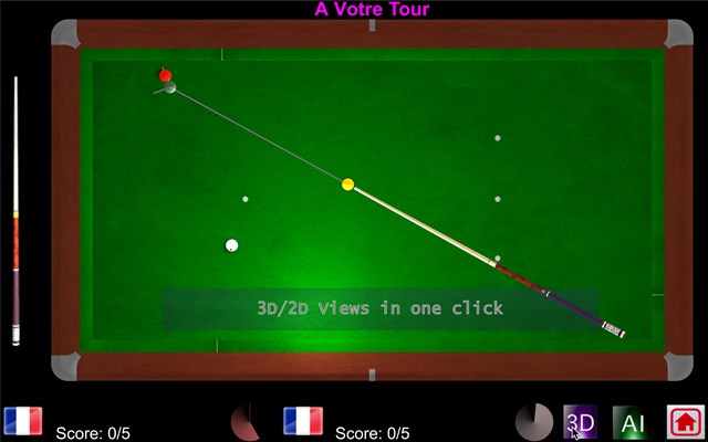 Carom Billiards screenshot 2