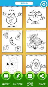 Fruit Coloring Pages screenshot 2