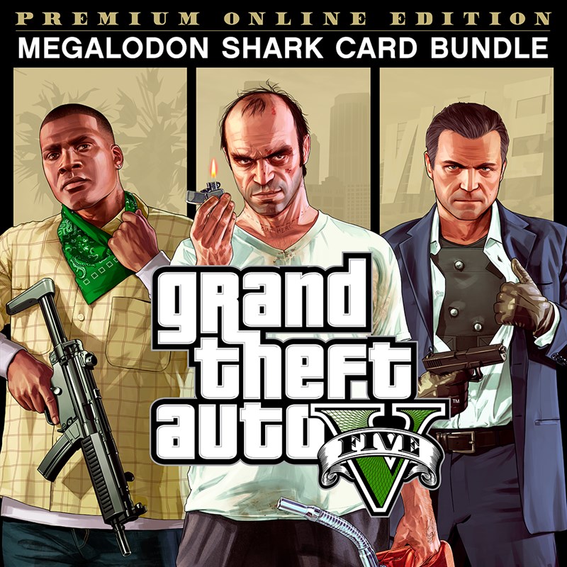 Grand Theft Auto V: Premium Online Edition & Megalodon Shark Card