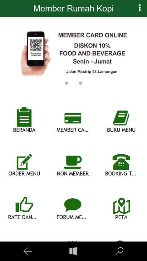 Member Rumah Kopi Screenshots 1