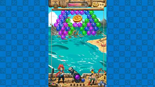 Bubble Shooter - Sea Pirates screenshot 1