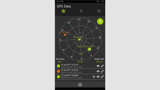 GPS Daten beziehen – Microsoft