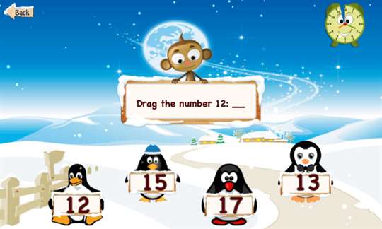 Snowfall Bingo Math Games screenshot 3