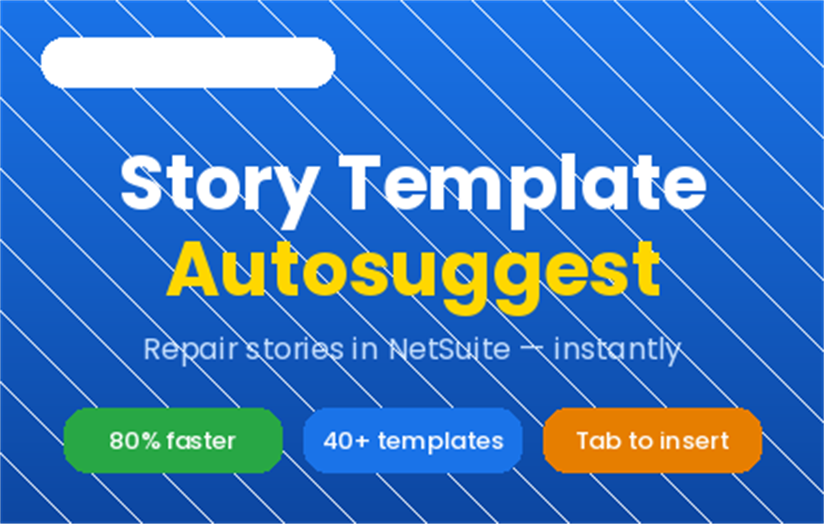 Story Template Autosuggest