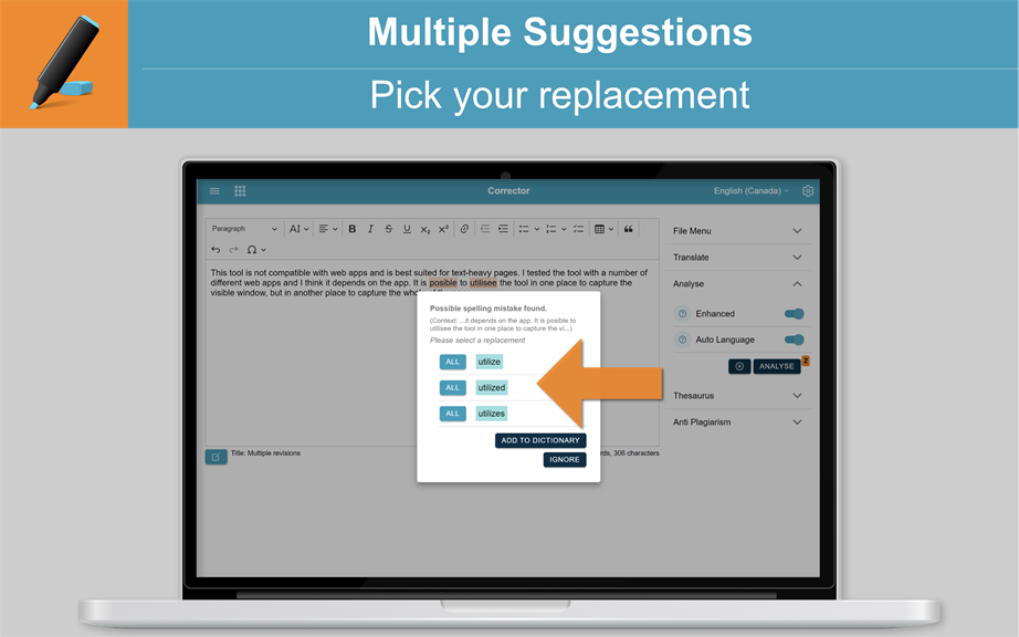 Corrector - Grammar Check and Spell Check_6