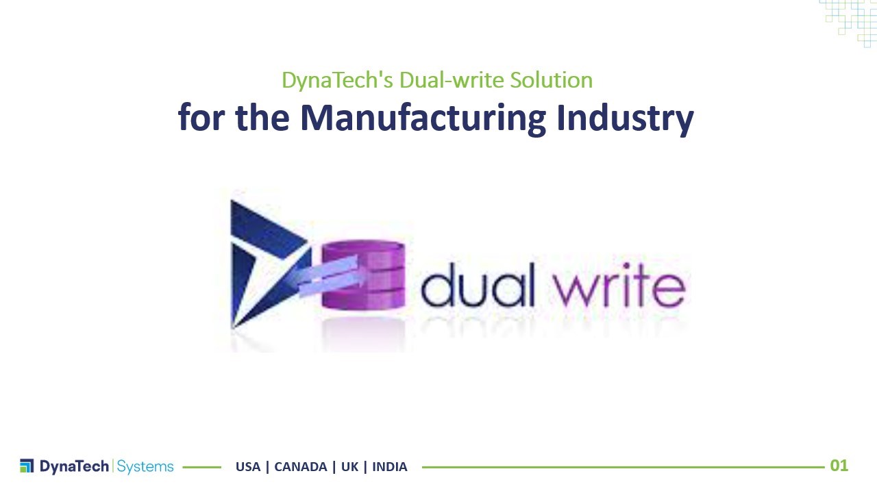 Snapshot 1 of Dual-write CRM and F&O