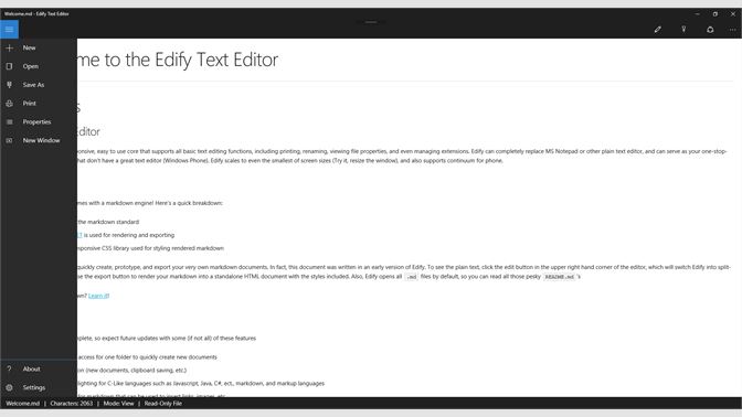 edify text editor download