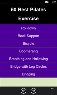 Best exercise related to Pilates - Easy Exercises screenshot 2