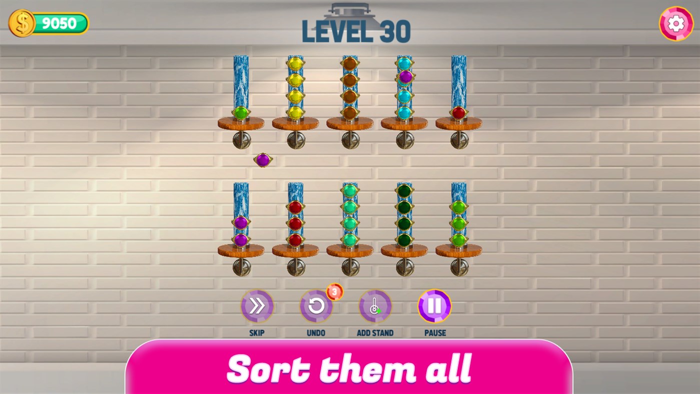 #2. Ring Sort Color Puzzle Game (Windows) 由: Margala Games