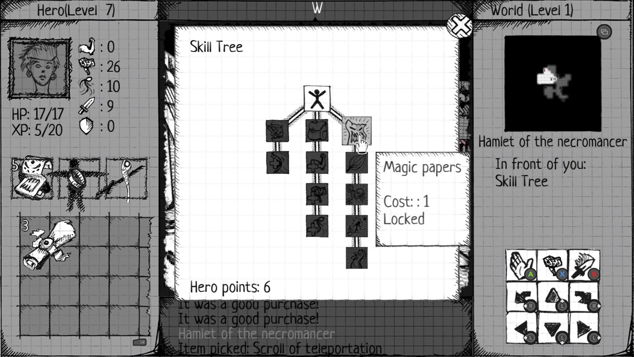 Drawngeon: Dungeons of Ink and Paper screenshot 4