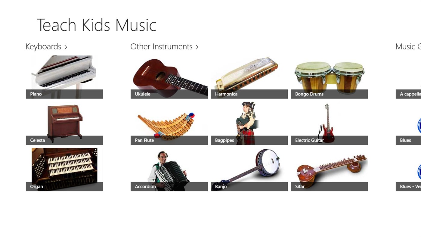 #4. Teach Kids Music (Windows) Podle: Bruno Terkaly