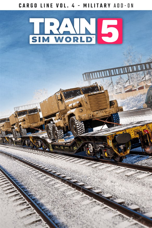 Train Sim World 5: Cargo Line Vol. 4 - Military Xbox Series X|S and Xbox One cover art