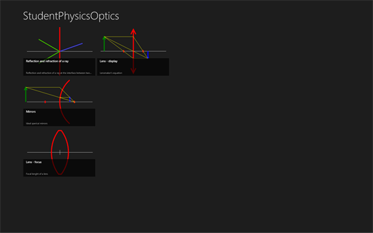 Student Physics Optics screenshot 1