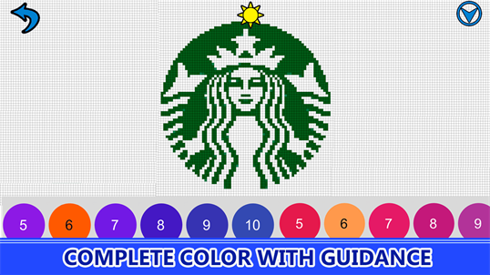 American Logo Color By Number - Pixel Art Coloring Book screenshot 5