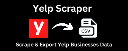 Yelp Scraper marquee promo image