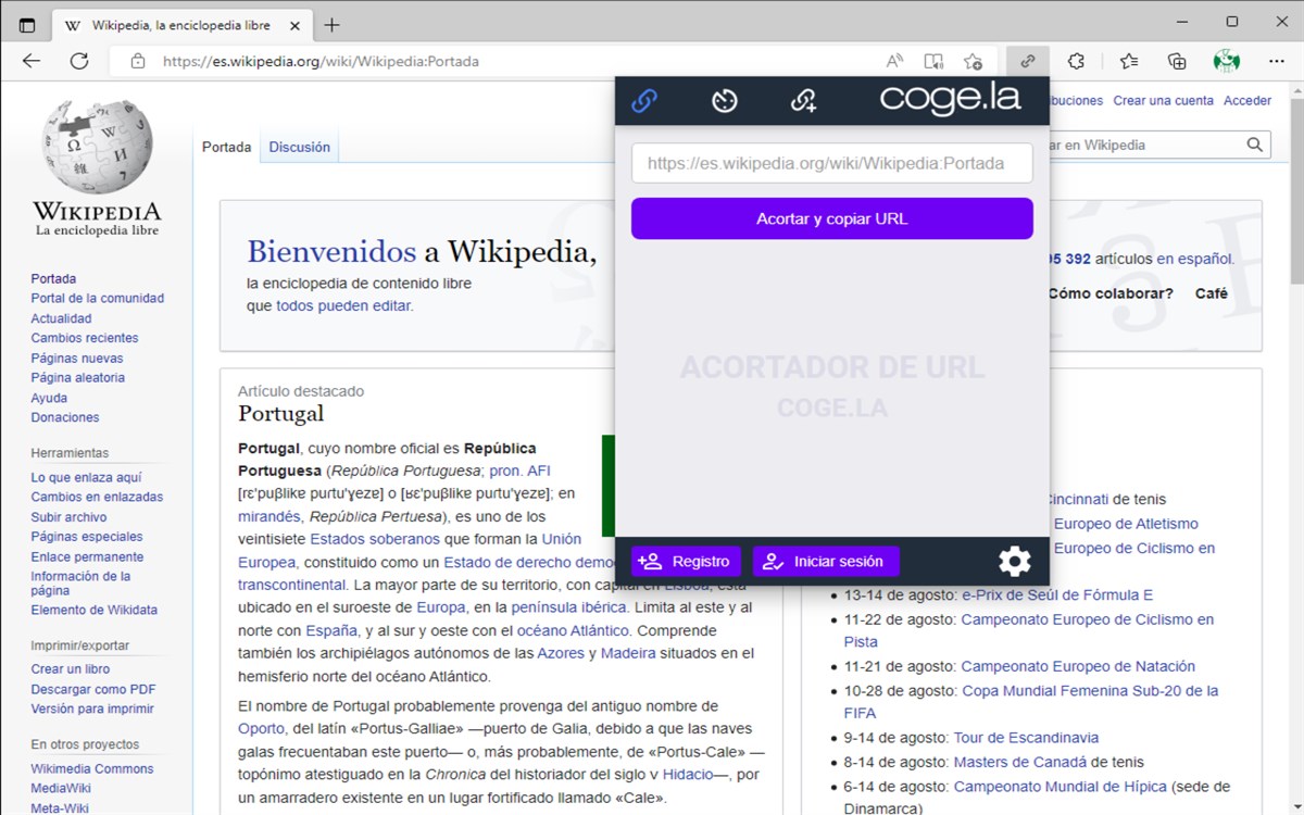 coge.la | URL Shortener